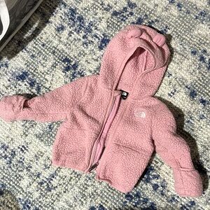 Girls North Face Fleece w/ Bear Ears